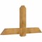 Ekena Millwork Eugene Rough Sawn Timber Gable Bracket, Western Red Cedar, 60"W x 30"H x 4"D x 6"F, 12/12 Pitch GBW060X30X0406EUG00RWR - alternate 4
